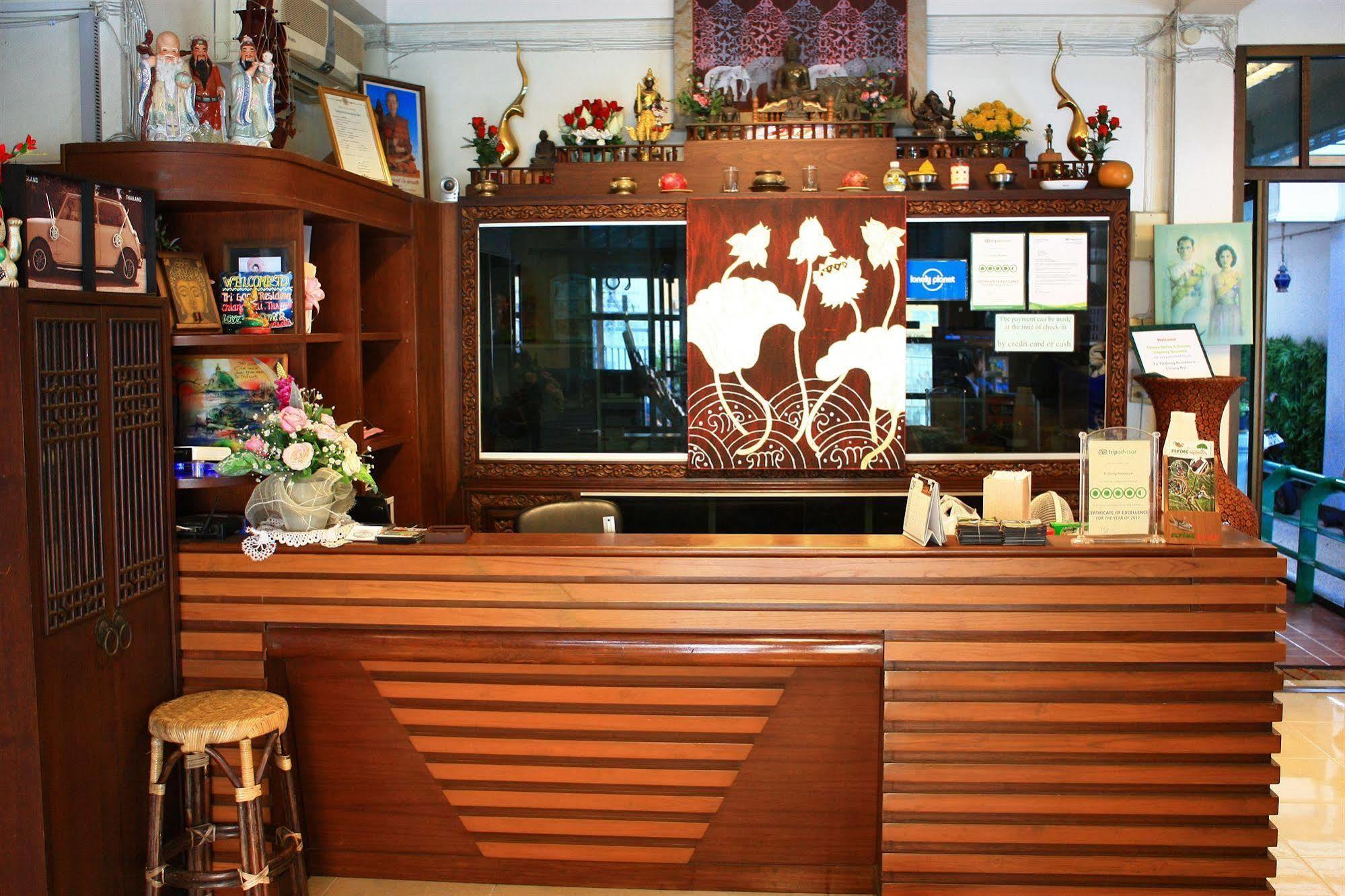 โรงแรมตีฆ้อง - Tri Gong Hotel Chiang Mai Exteriör bild